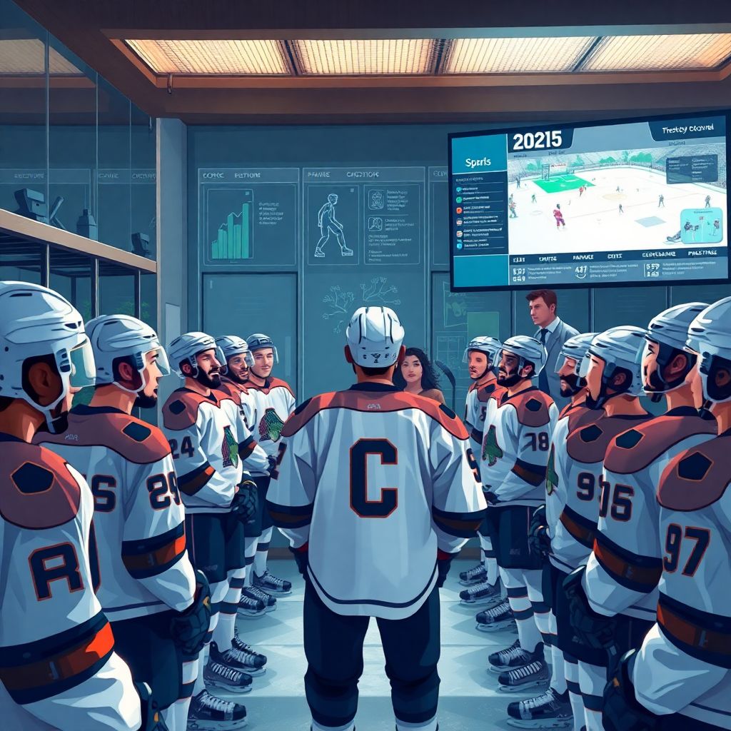Командная динамика в профессиональном хоккее: роль капитана и лидеров