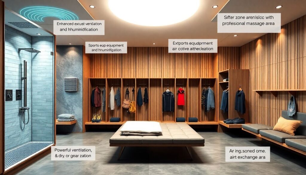 Разбор примеров успешной замены микроклимата в раздевалке перед важной серией - иллюстрация