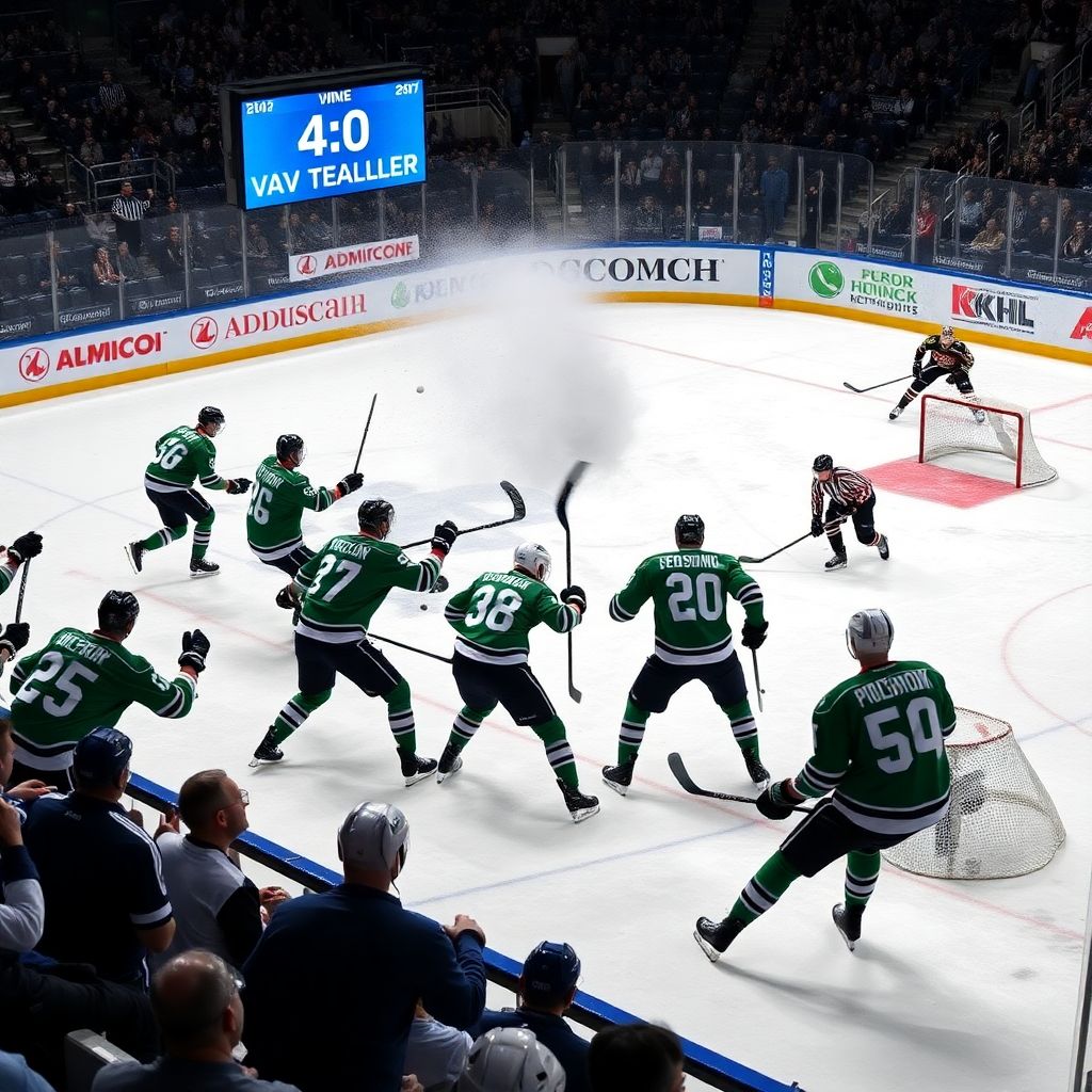 Рекорд Миллера и четвертая победа подряд: Ак Барс обыграл Адмирал 4:1 в КХЛ