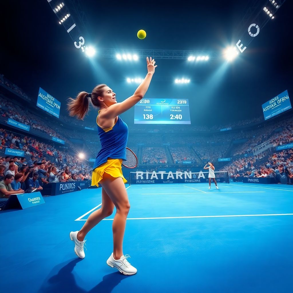 Елена Рыбакина вышла во второй финал australian open и идёт за титулом