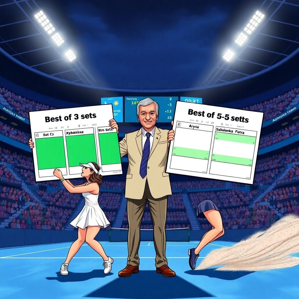 Australian open: пятисетовые матчи в женском разряде к 2027 году?
