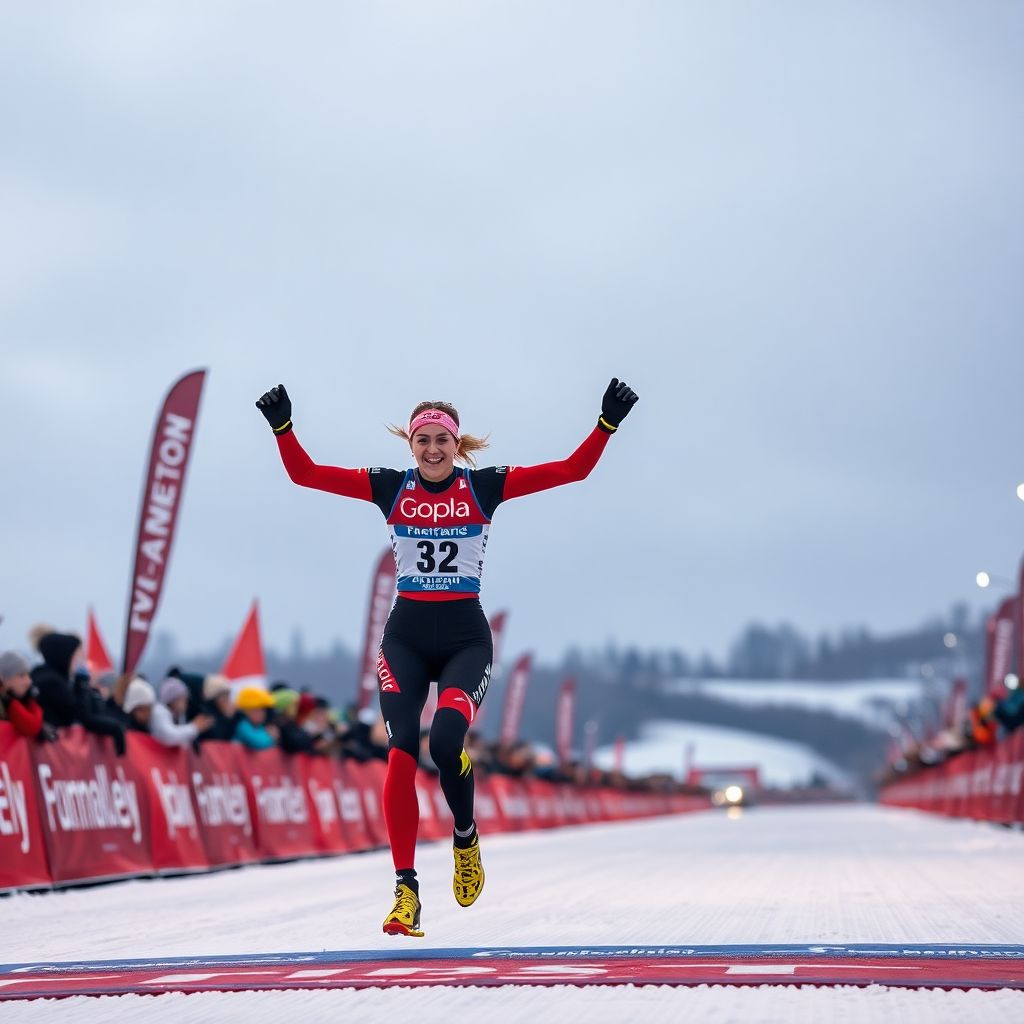 Фрида Карлссон уверенно выиграла женский марафон 50 км в Осло Холменколлен