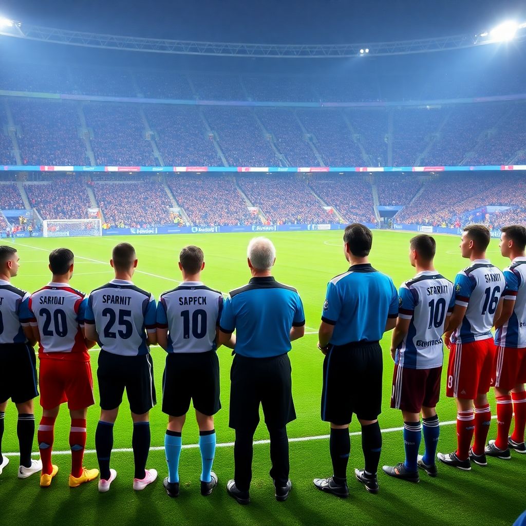 Минута молчания перед матчем Зенит – Спартак в память о Мирче Луческу