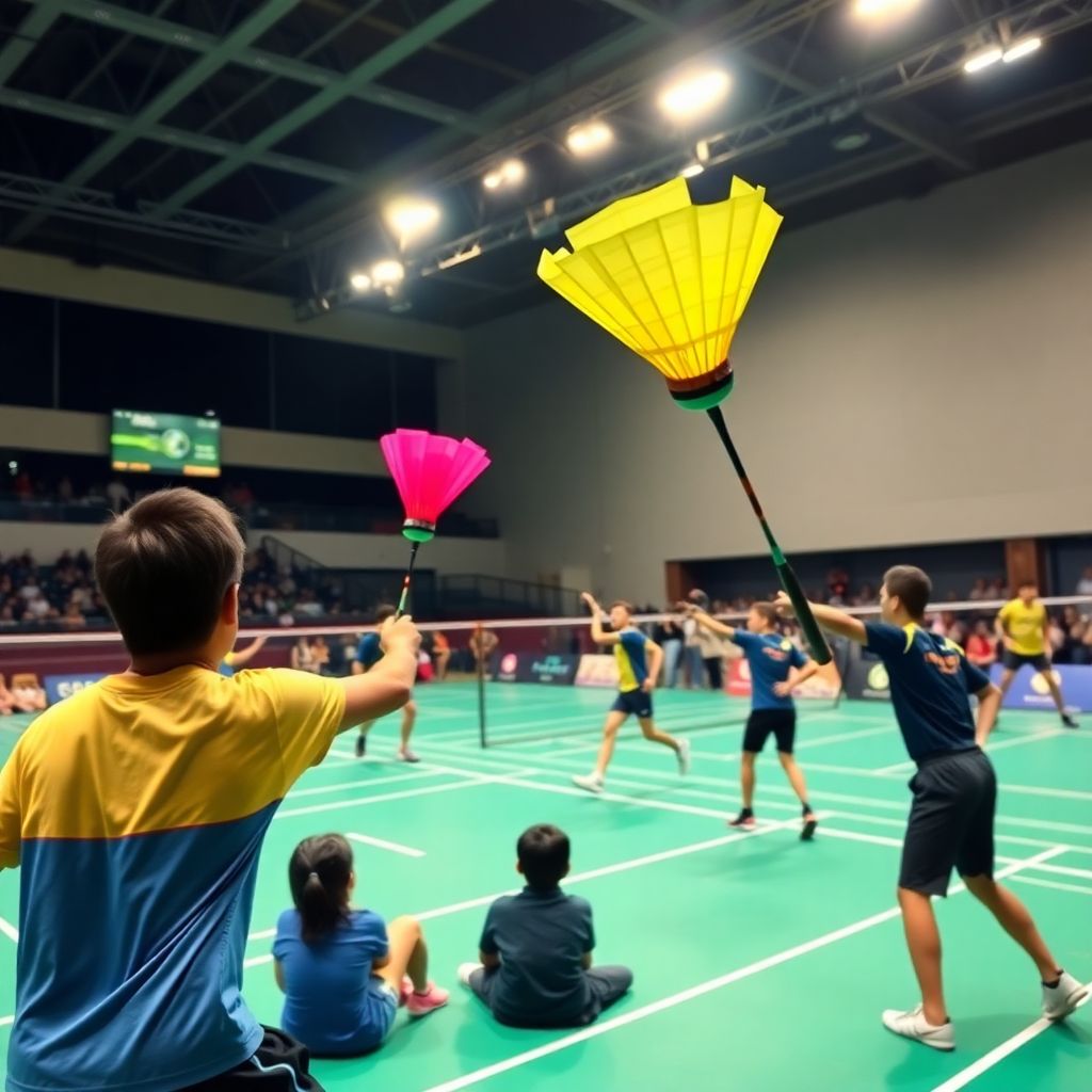 Бадминтон: переход на синтетические воланы из‑за нехватки перьев