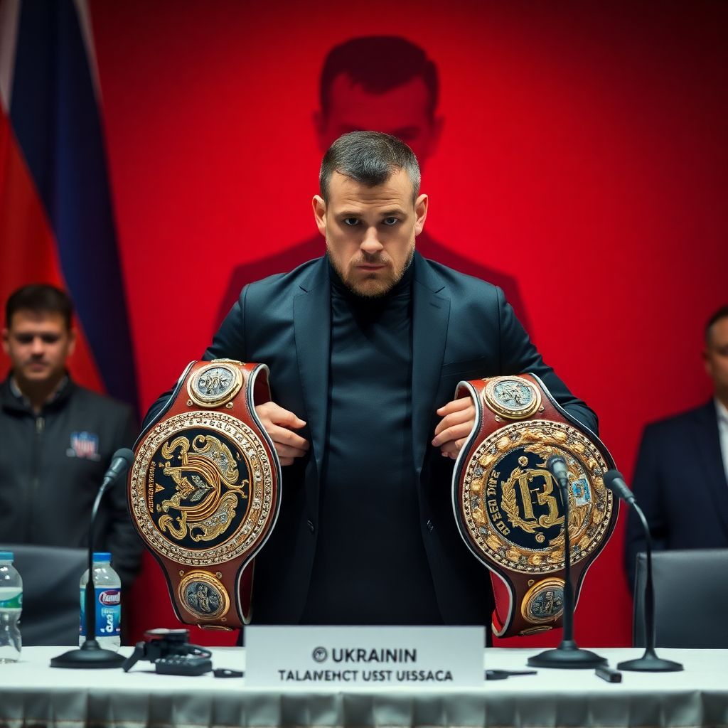 Украинец Усик отказался от чемпионских поясов: расчетливый ход или страх России